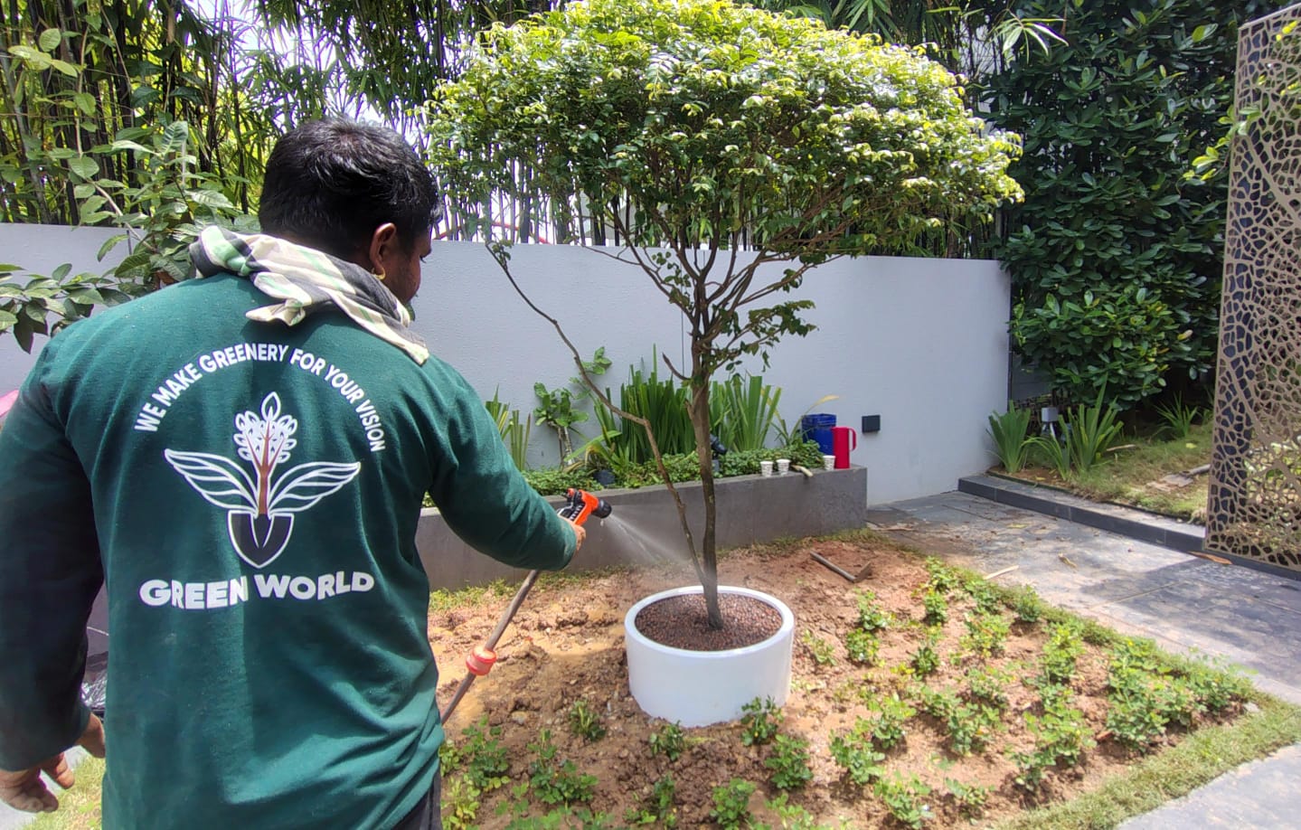 Landscaping progress 4